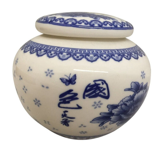 Exquisite Oriental Ceramic Jar Crock Canister