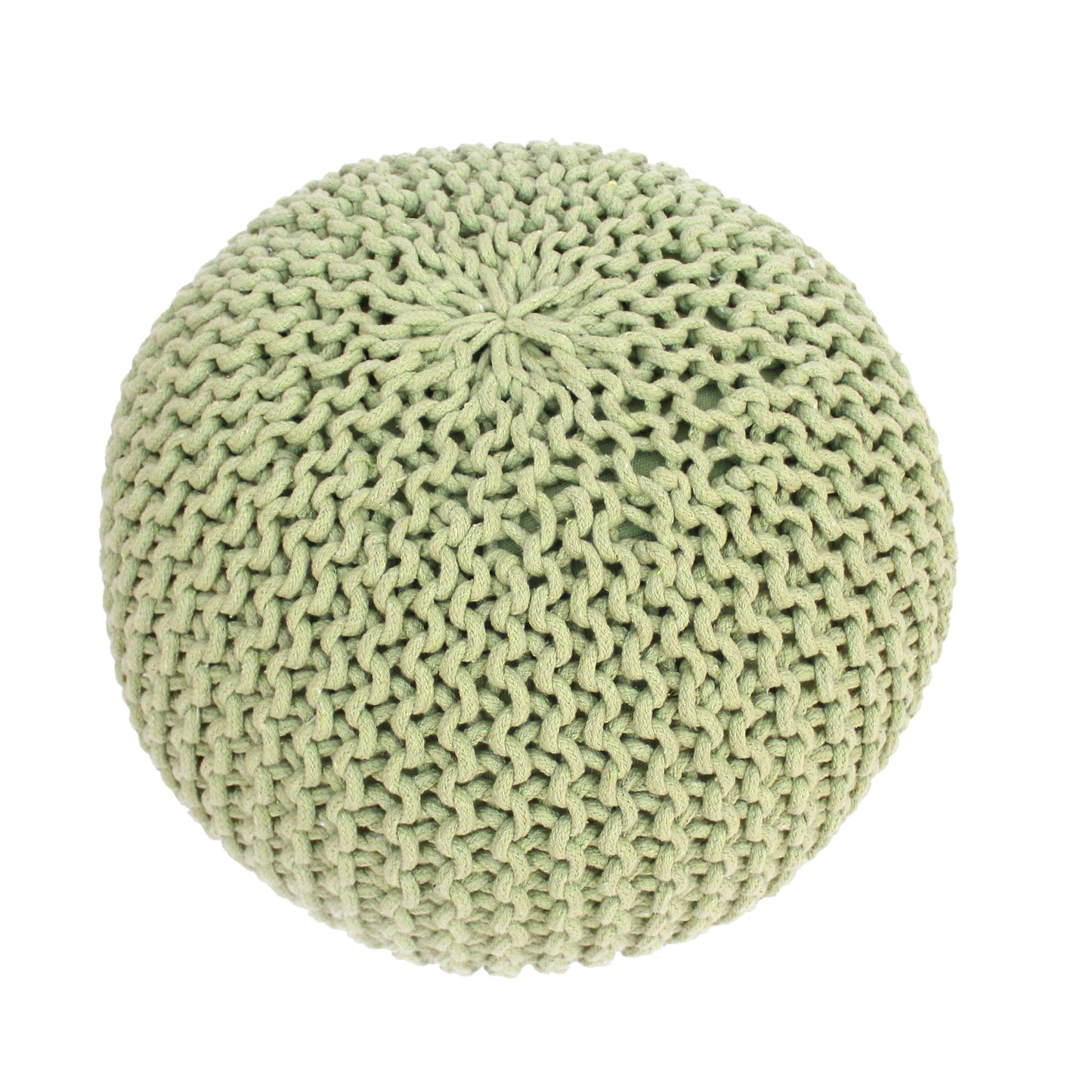 Indoor Bohemian Handcrafted Modern Cotton Ottoman Pouf