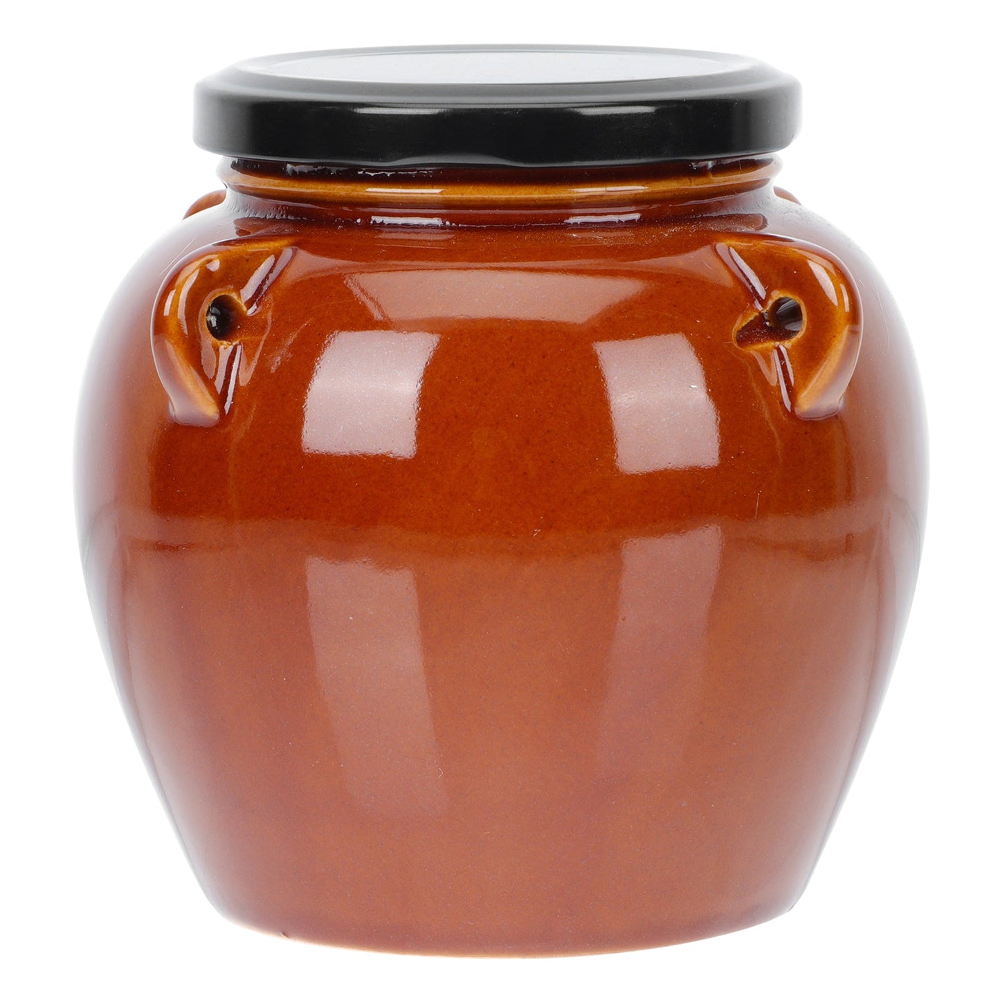 1Pc Ceramic Pickle Jar Dried Food Storage Tank w/ Lid