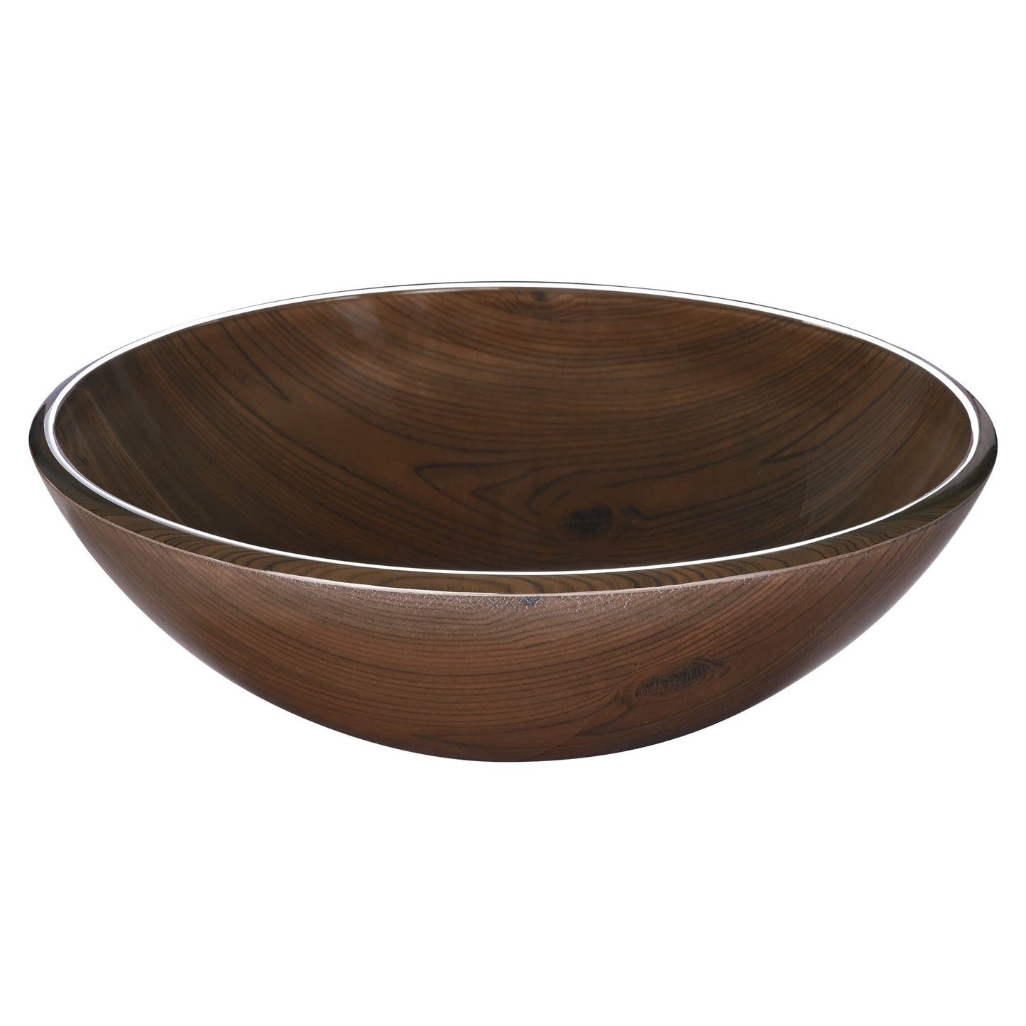 Bathroom Tempered Glass Round Vessel Sink
