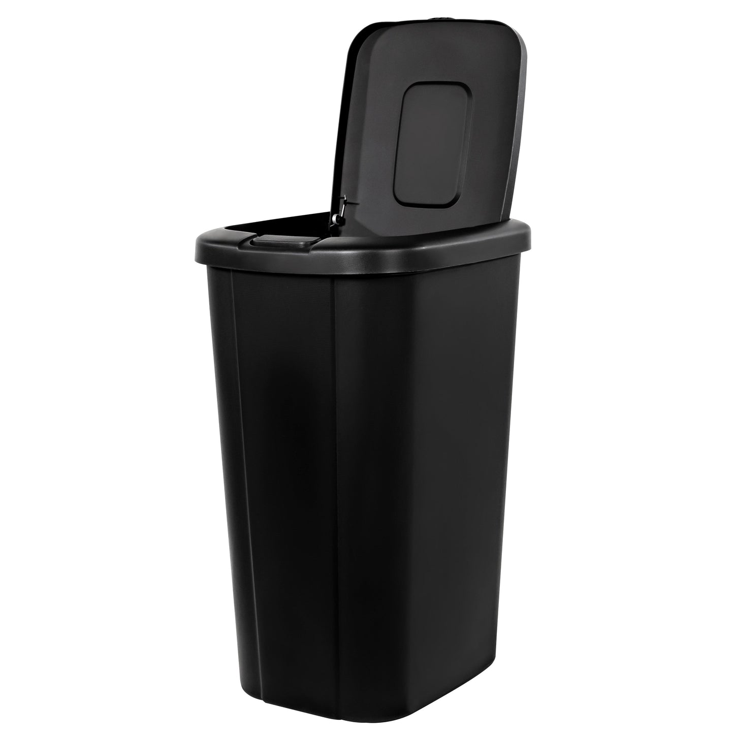 13.3 gal Touch Top Lid Plastic Kitchen Trash Can