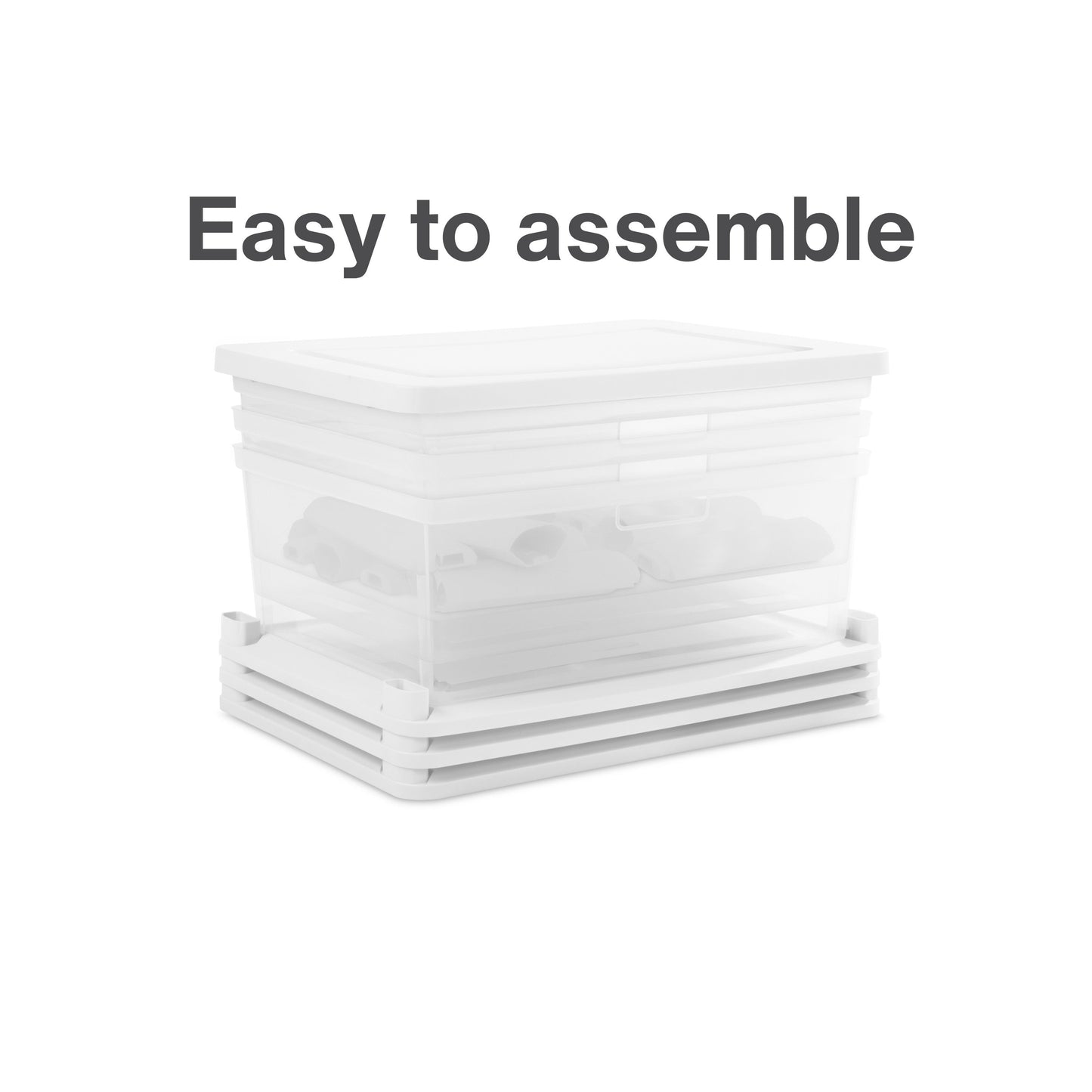 3 Drawer Tower Plastic Organizer