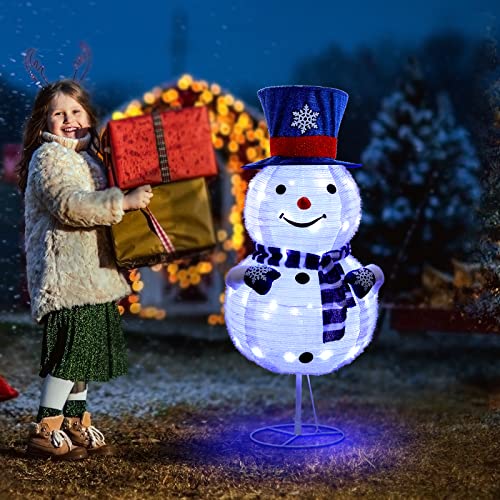 42 Inch Lighted Snowman