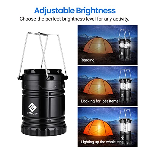 Camping Lantern Battery Powered Led Lights w/ AA Batteries