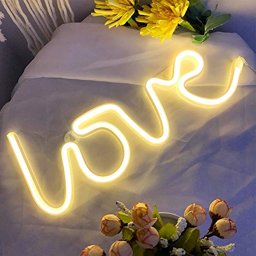 Love Neon Sign USB or Battery Powered Night Light