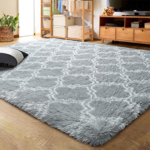 Luxury Indoor Plush Fluffy Rug Extra Soft and Comfy Carpet