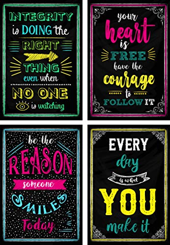 Set of 10 Creative Inspirational Quote Wall Art Motivational Posters