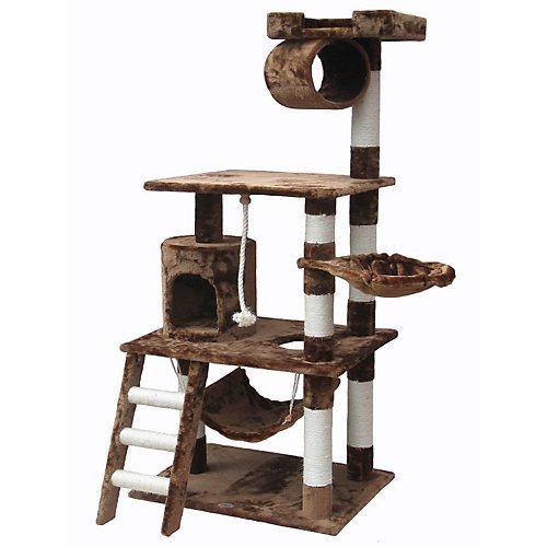 62-Inch Cat Tree- Cat Condo House