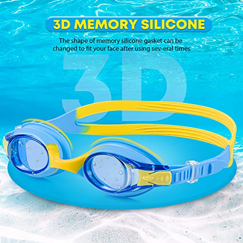 Kids Anti Fog Swimming Goggles Clear No Leaking