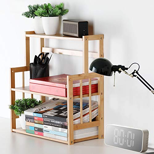 Bamboo Spice Rack Storage Shelves-2 & 3 Tier