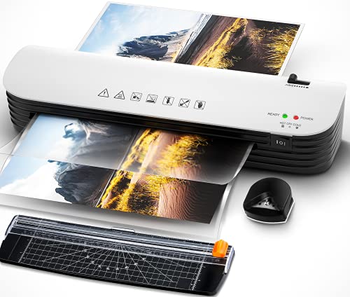 A4 Laminator Machine, 4 in 1 Thermal Laminator 9 inches Max Width, Quick Warm-Up