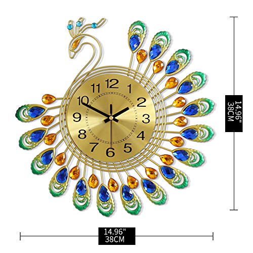 Large Wall Clocks Home Decoration Battery Operated Non Ticking