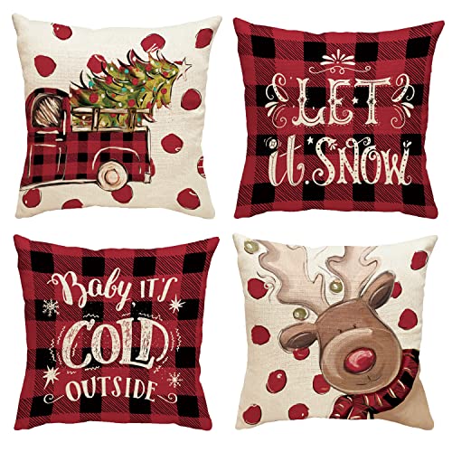 Christmas Throw Pillow Covers 1for Home Decoration