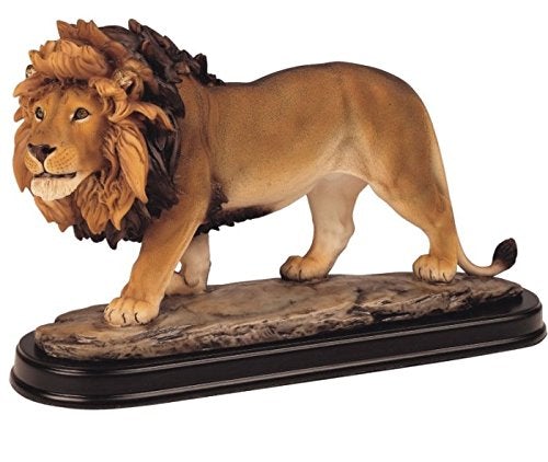 Lion Collectible Wild Cat Animal Decoration Figurine Sculpture Model