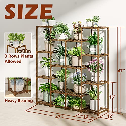 Tall Plant Stands for Indoor/Outdoor