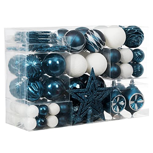 103-Pack Assorted  Christmas Ball Ornaments