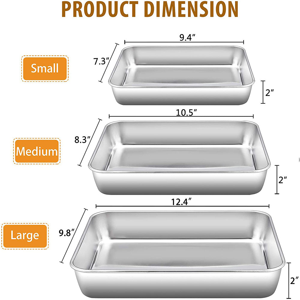 Baking Pans Set of 3