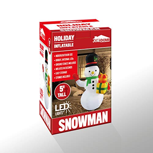 5 FT Christmas Inflatable Snowman Decoration