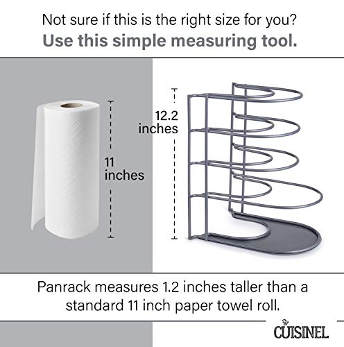 Heavy Duty Pan Organizer, 5 Tier Rack - Holds up to 50 LB  - No Assembly Required