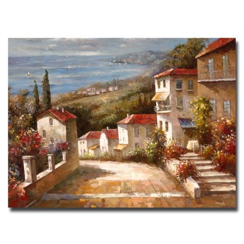 Home in Tuscany Artwork, 24 x 32-Inch Canvas Wall Art