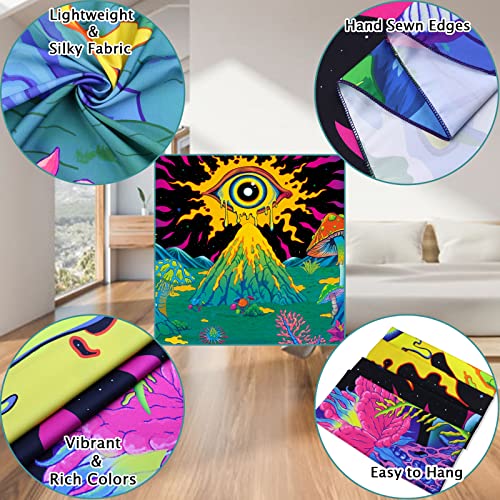 Psychedelic Eye Trippy Mushroom Tapestry for Wall Decoration