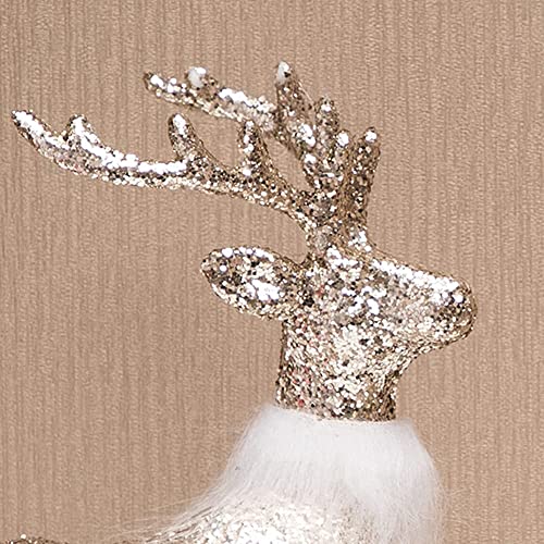 Lying Reindeer Figurines for Christmas Decoration