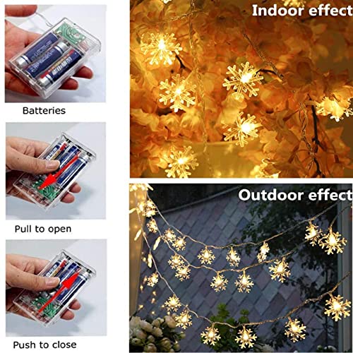 19.6 ft 40 LED Fairy Lights Battery Operated Christmas Lights