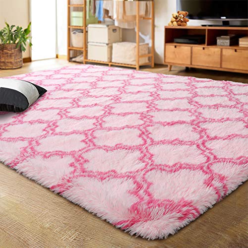 Luxury Indoor Plush Fluffy Rug Extra Soft and Comfy Carpet