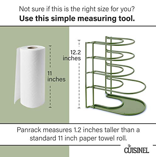 Heavy Duty Pan Organizer, 5 Tier Rack - Holds up to 50 LB  - No Assembly Required