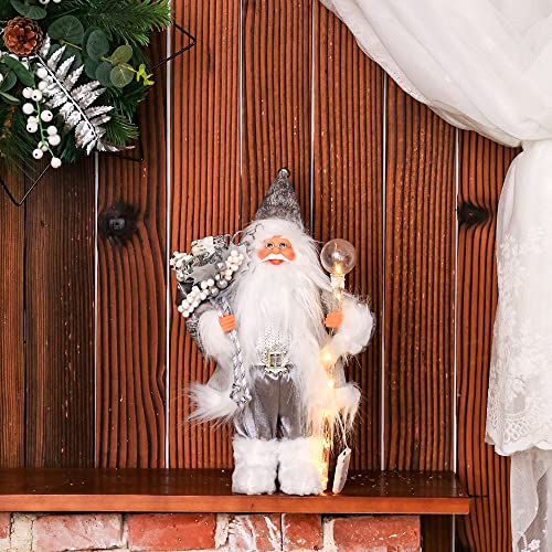 13.8inch Santa Claus Figurines for Christmas Decoration