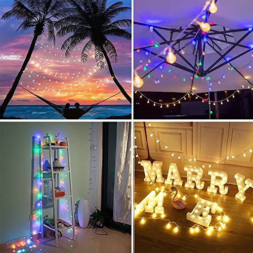 Multicolor Globe Christmas String Lights