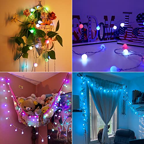 Multicolor Globe Christmas String Lights