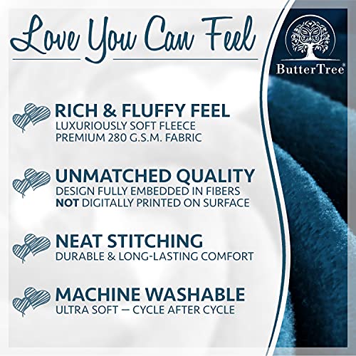 I Love You Mom Gift Blanket - Unique Mom Gifts for Valentines Day, Birthday, Mothers Day-60x 50"