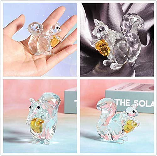 Crystal Squirrel Collectible Figurine