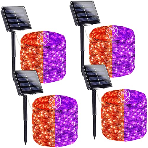 4-Pack 160FT 400 LED  Solar Christmas Lights