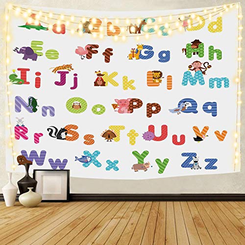 ABC Learning Alphabet Tapestry for Kids Educational Wall Decoration