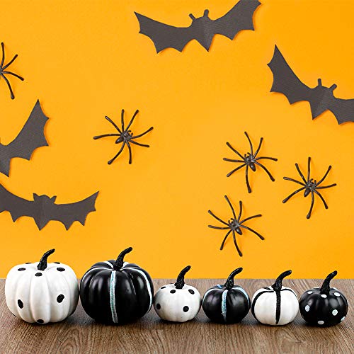 12P-16 PCS Artificial Pumpkins for Fall Halloween Thanksgiving Home Decoration