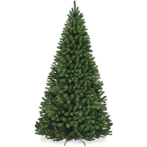 Premium Spruce Artificial Holiday Christmas Tree for Home w/ Branch Tips, Easy Assembly, Metal Hinges & Foldable Base