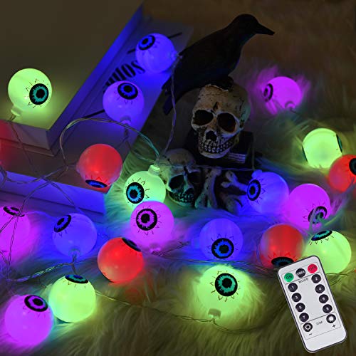 30 LED Halloween Eyeball String Lights