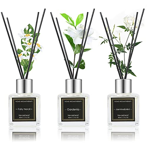 1.7OZ x 3 Packs Reed Diffuser, Oil Diffuser Sticks for Home Fragrance