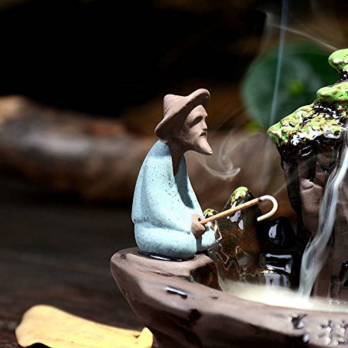 Ceramic Incense Holder Backflow Censer (Guilin Scenery)