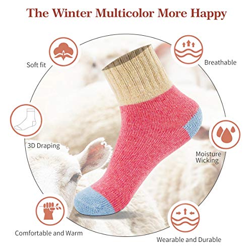 Cozy & Warm Thick Soft Wool Christmas Gift Winter Socks for Women