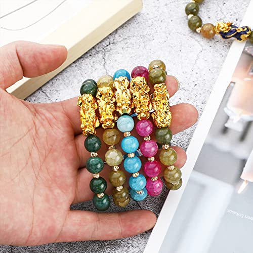 12 Pieces Feng Shui Bracelets Lucky Bracelet Temple Kai Guang  Amulet