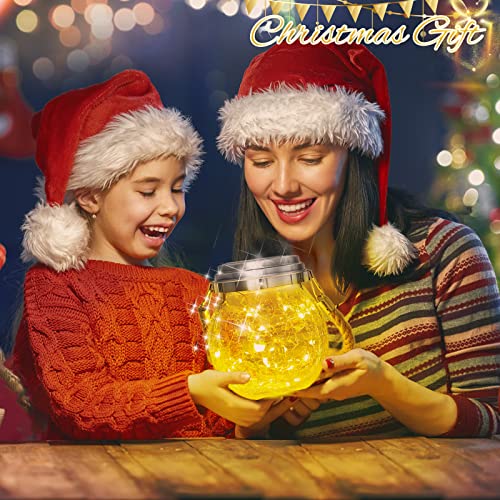 2 Pack Christmas Solar Lantern/Bricks, ( Warm Light )