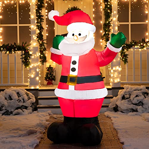 6 Foot Christmas Inflatables Santa Claus w/ LEDs