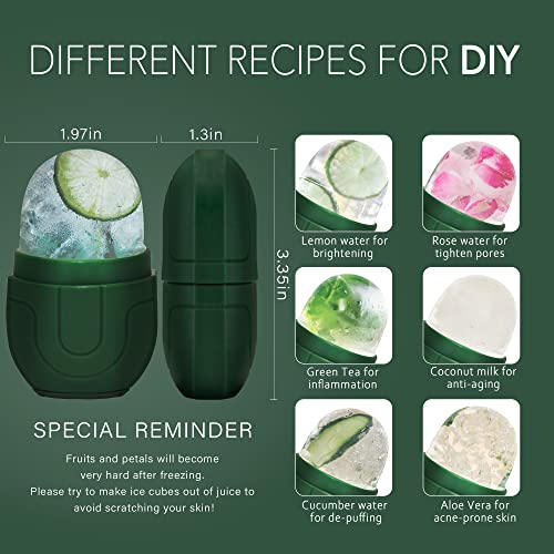 Facial Roller Silicone Ice Mold for Face Massager- Remove Fine Lines Shrink Pores