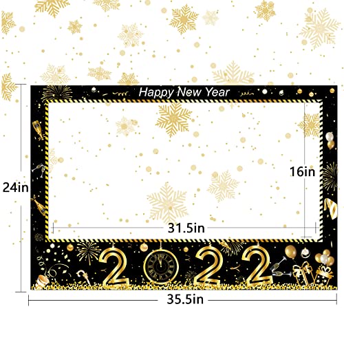 2022 New Year Photo Booth Frame Party Supplies Decoration