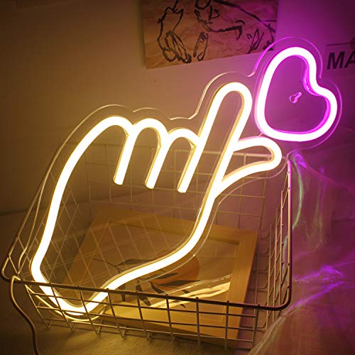 Gesture LED Neon Signs for Home Decoration