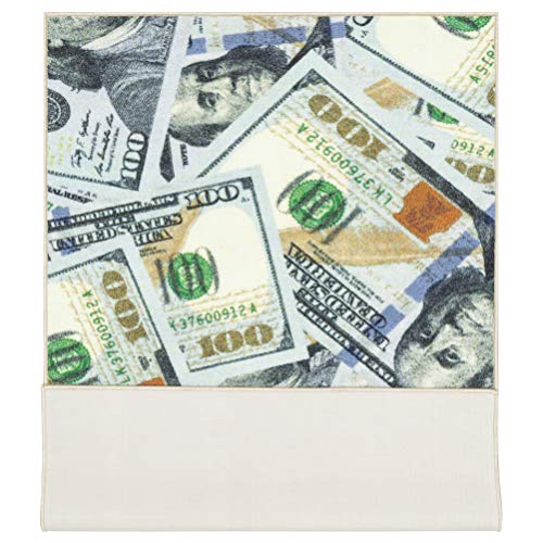 $100 Dollar Bill Area Rug-Multicolor