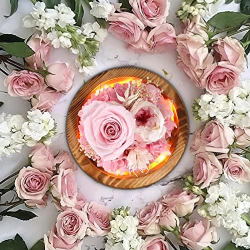 Light Up Fresh Flowers Preserved Flower Rose Gift